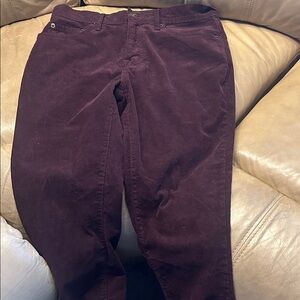 Goodfellow & Co Men's Corduroy Pants - Deep Maroon 32x32
